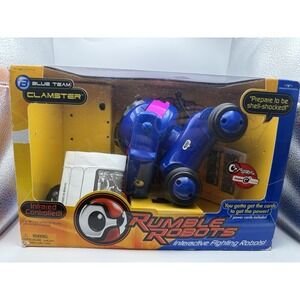 Rumble Robots - Blue Team Clamster Interactive Fighting Robot
